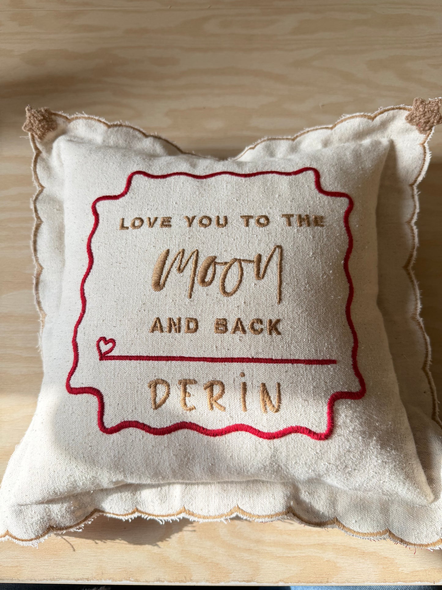 Takı yastığı love you to the moon