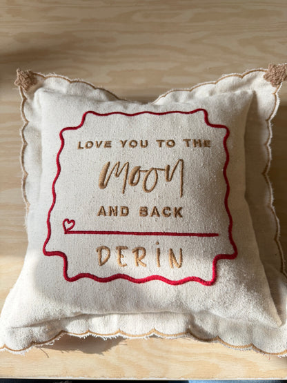 Takı yastığı love you to the moon