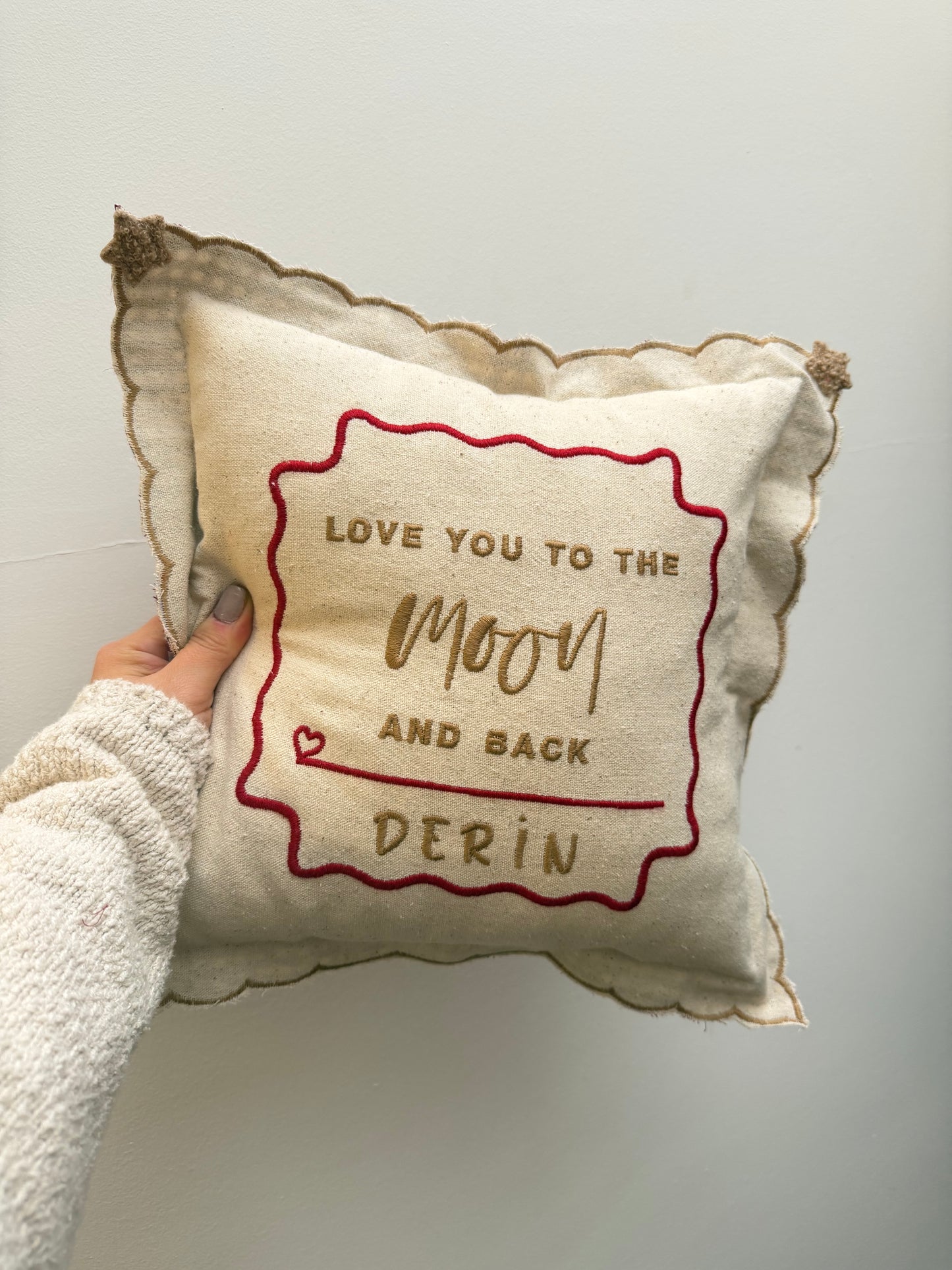 Takı yastığı love you to the moon