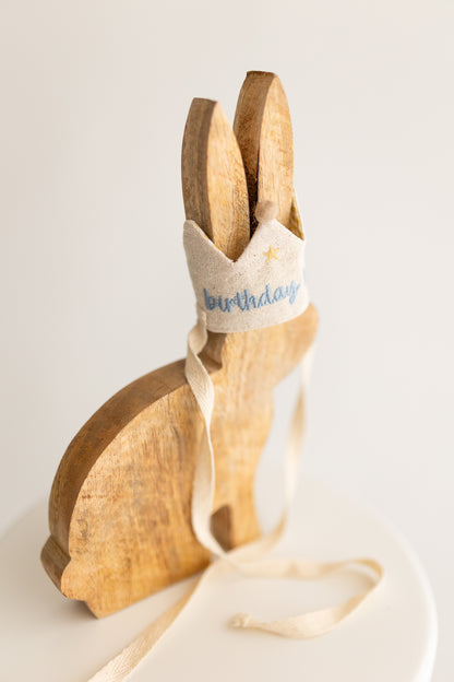 1 yaş kutlama taçlı kukuletası